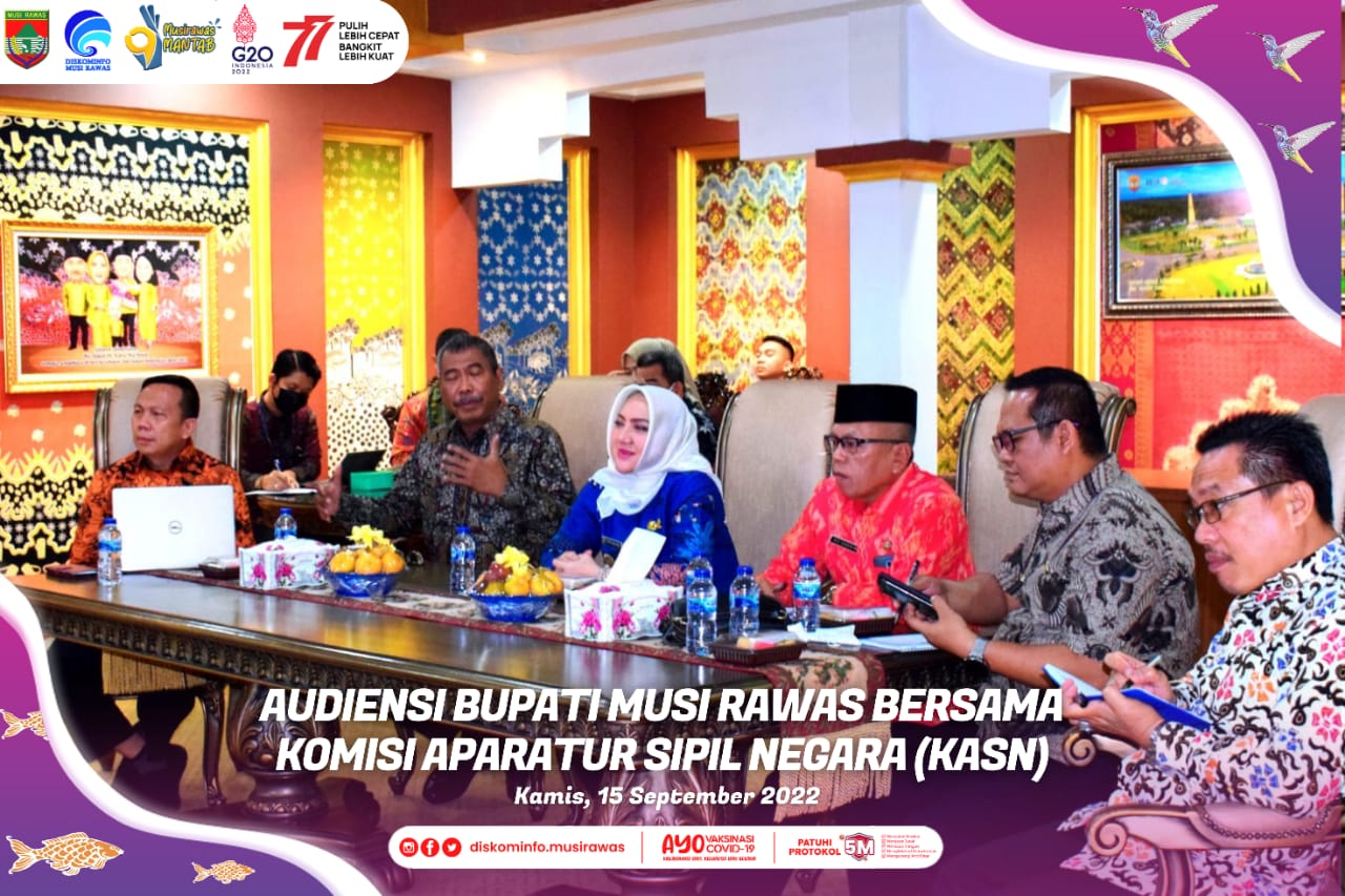 Audiensi Bupati Musi Rawas Hj. Ratna Machmud bersama Komisi KASN