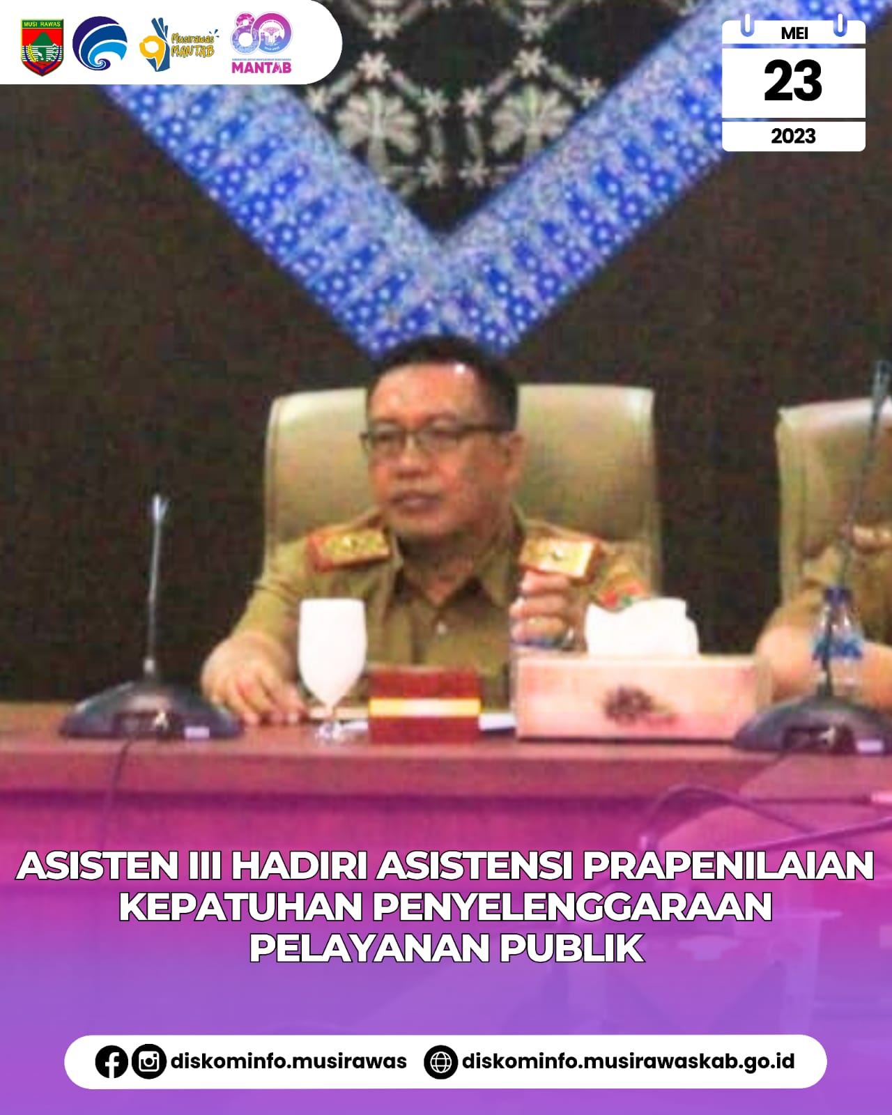 Asistensi Pra Penilaian Kepatuhan Penyelenggaraan Pelayanan Publik
