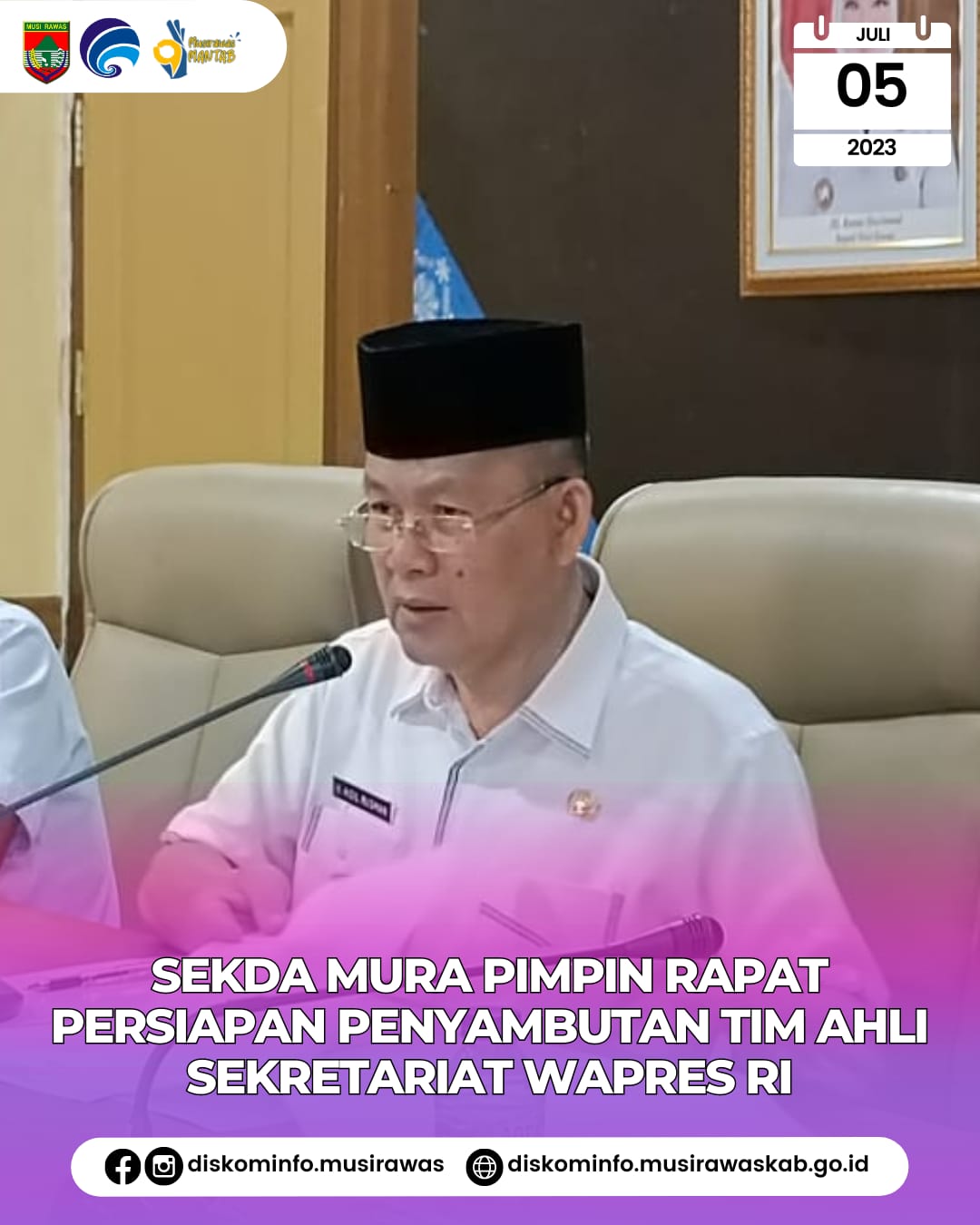 Rapat dalam rangka Monitoring Penerapan Aplikasi MPP Digital dan Percepatan IKD