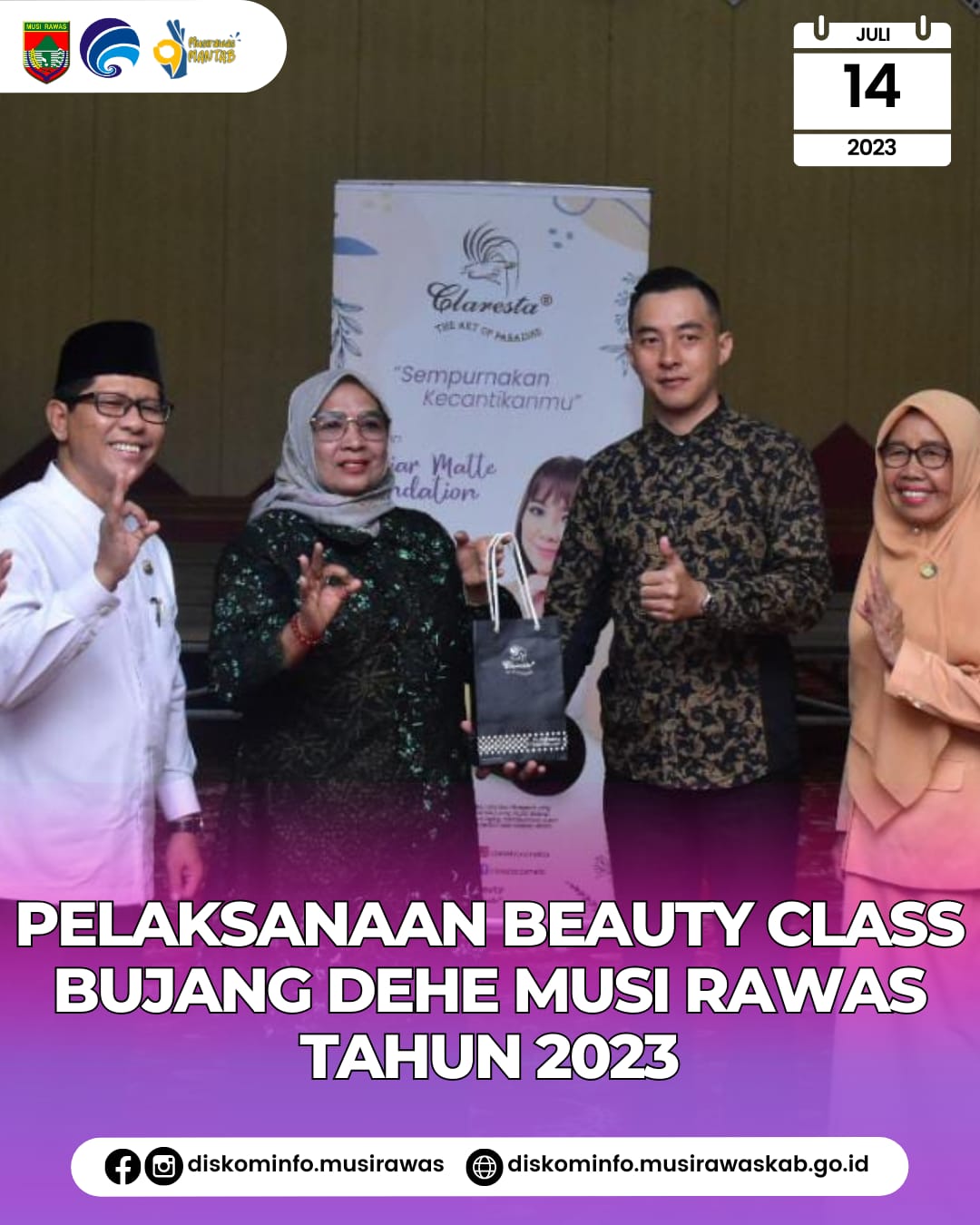 Pelaksanaan Beauty Class Bujang Dehe Musi Rawas Tahun 2023