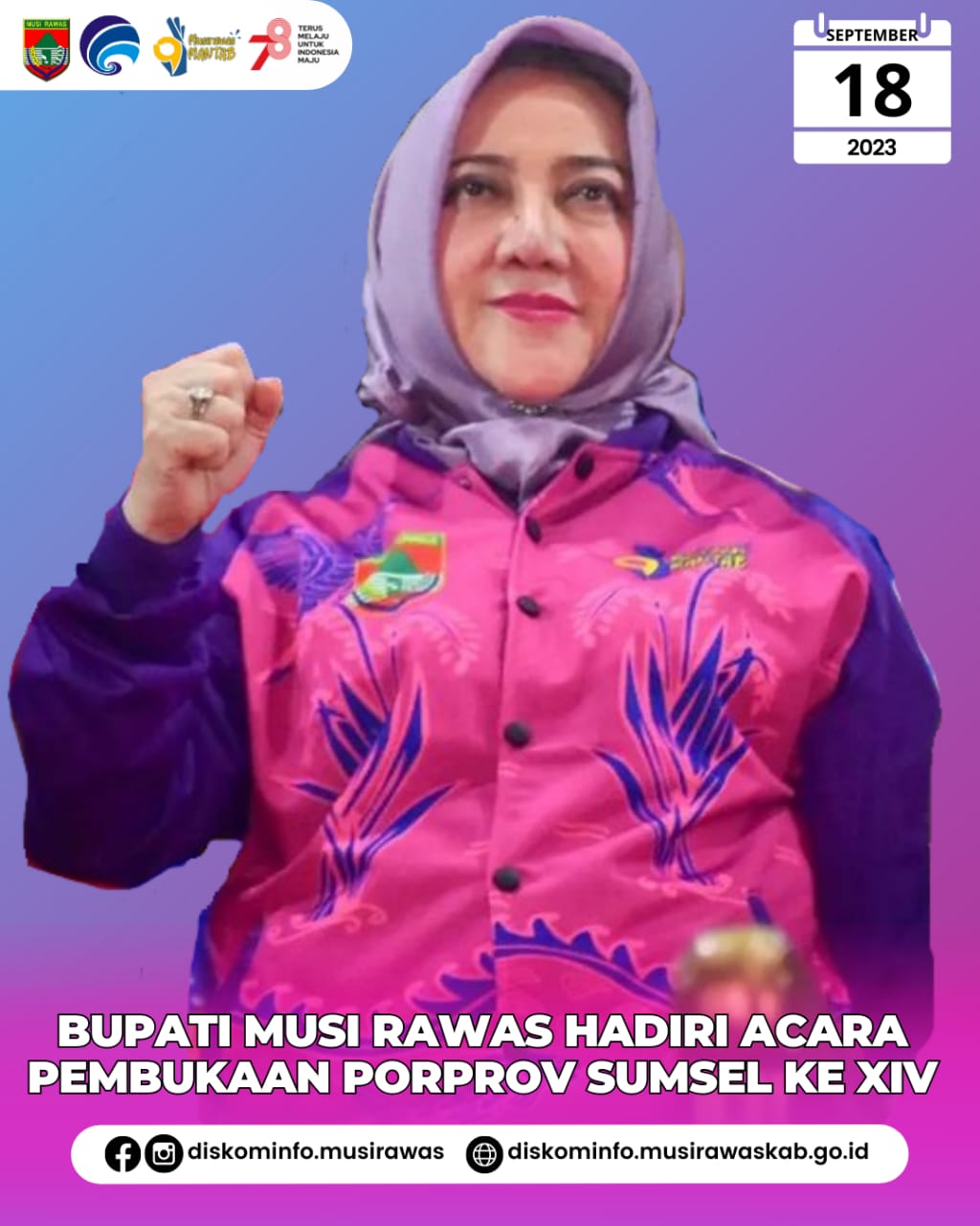 Pembukaan Pekan Olahraga Provinsi Sumsel Ke XIV