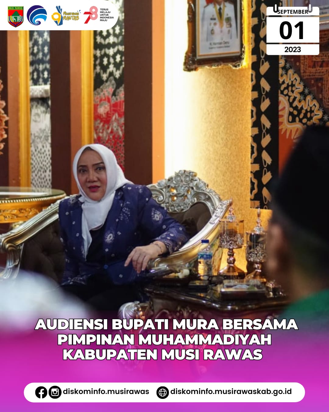 Audiensi Bupati Musi Rawas bersama Pimpinan Daerah Muhammadiyah Kabupaten Musi Rawas