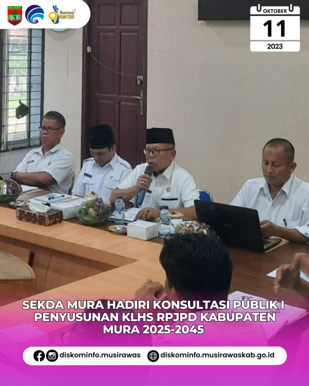 Konsultasi Publik I Penyusunan KLHS RPJPD Kabupaten Musi Rawas Tahun 2025 2045