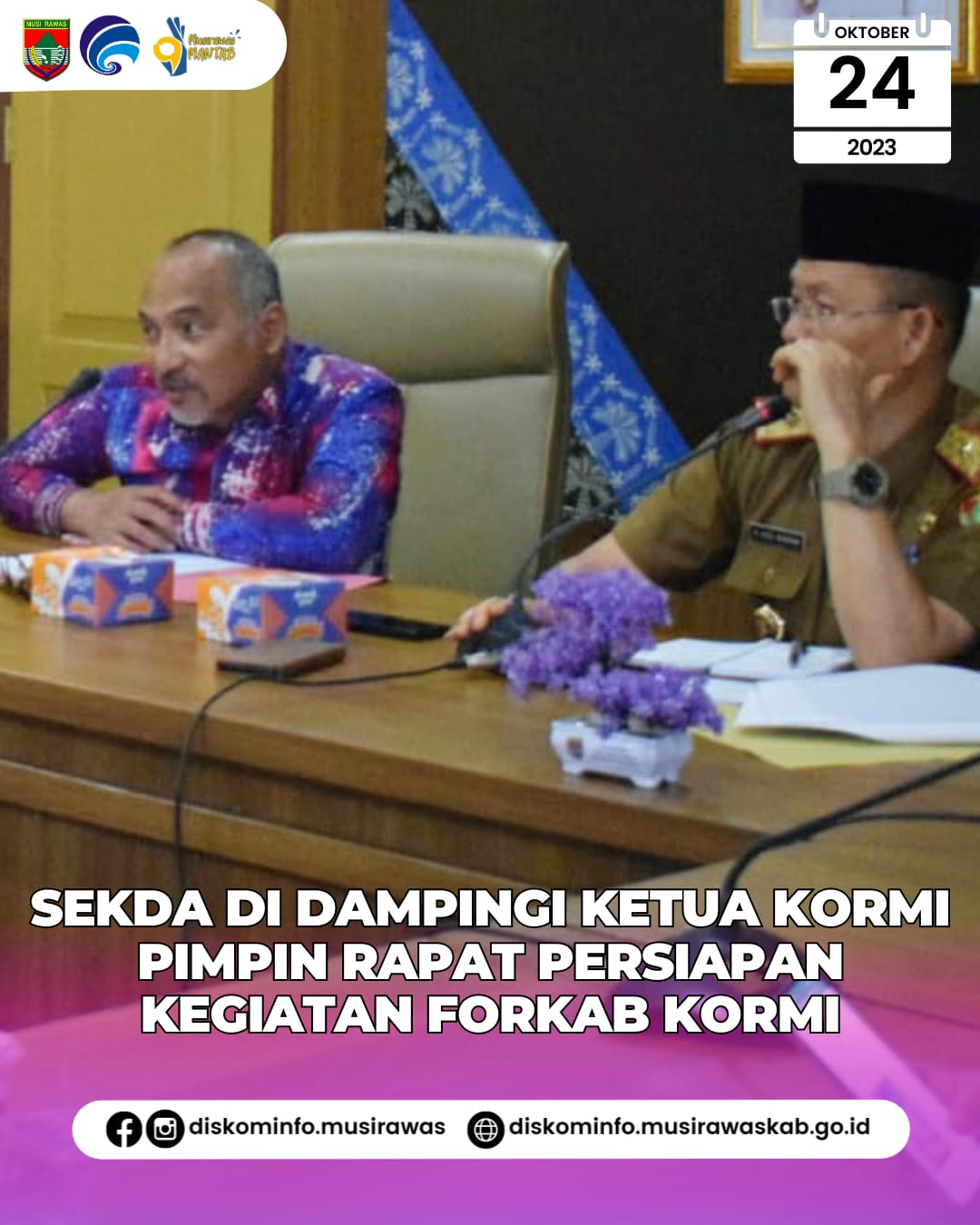 Rapat Persiapan Kegiatan Festival Olahraga Rekreasi Masyarakat KORMI