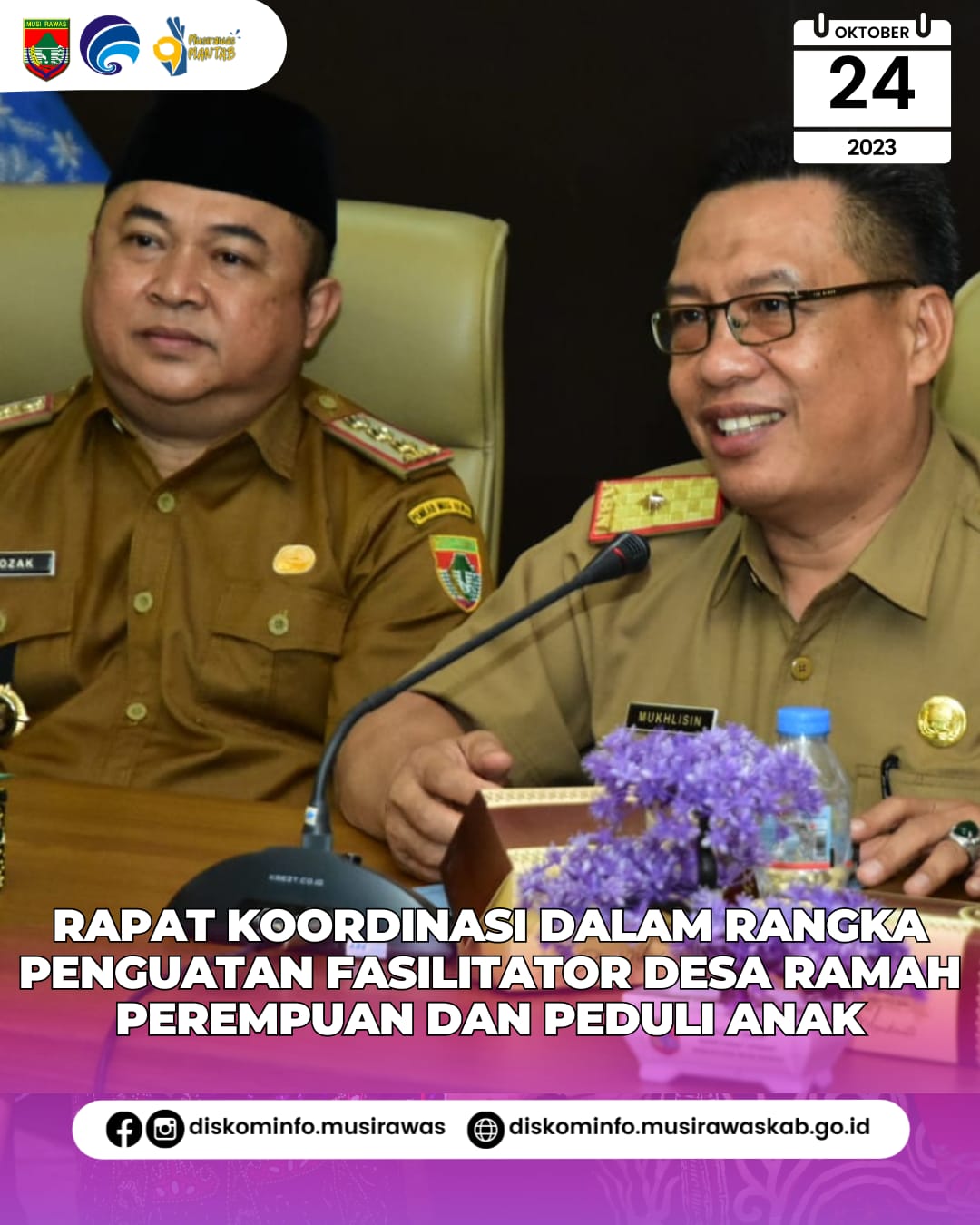 Rapat Koordinasi dalam Rangka Penguatan Fasilitator DRPPA Kabupaten Musi Rawas