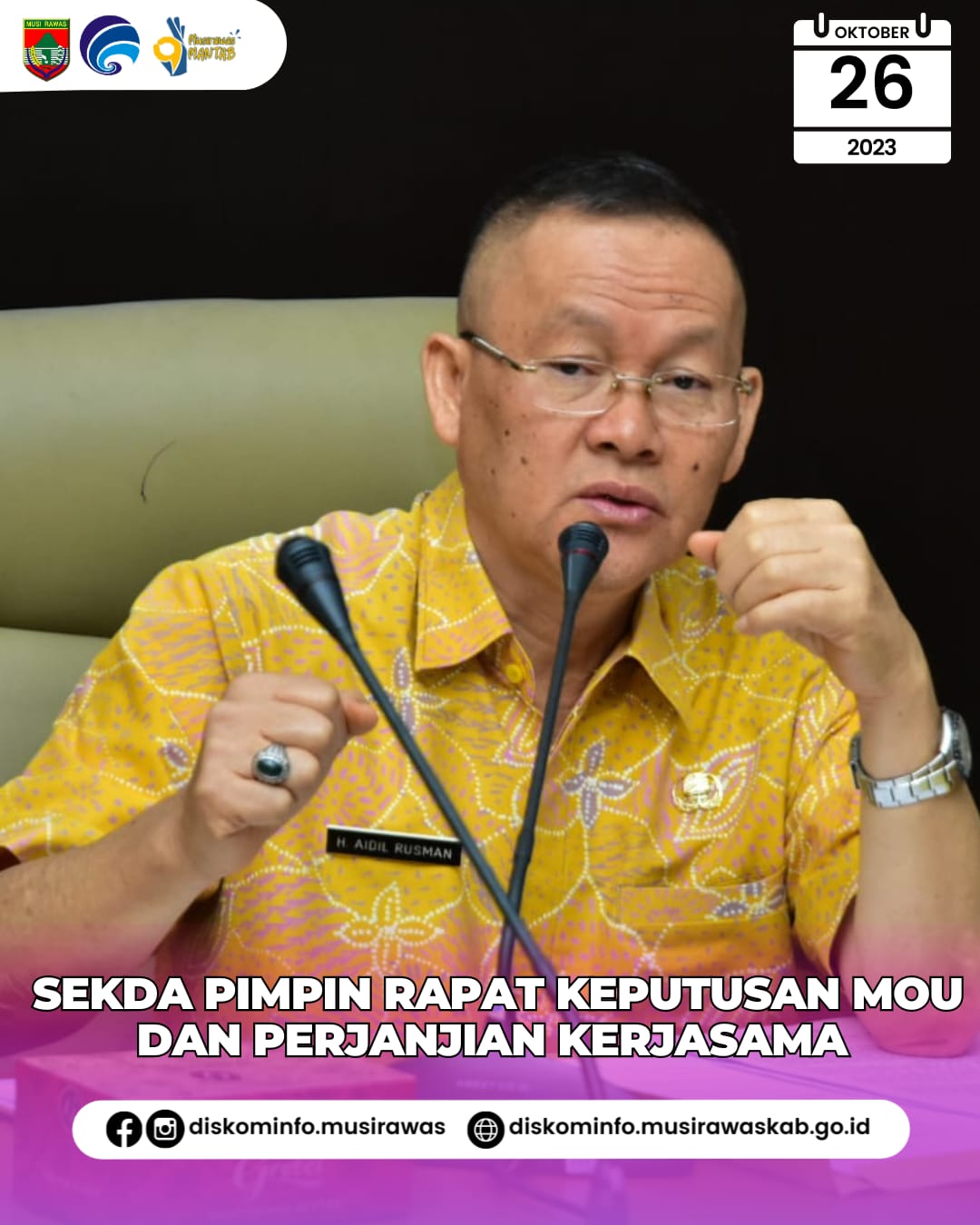 Rapat Keputusan Memorandum of Understanding (MoU) dan Perjanjian Kerjasama (PK)