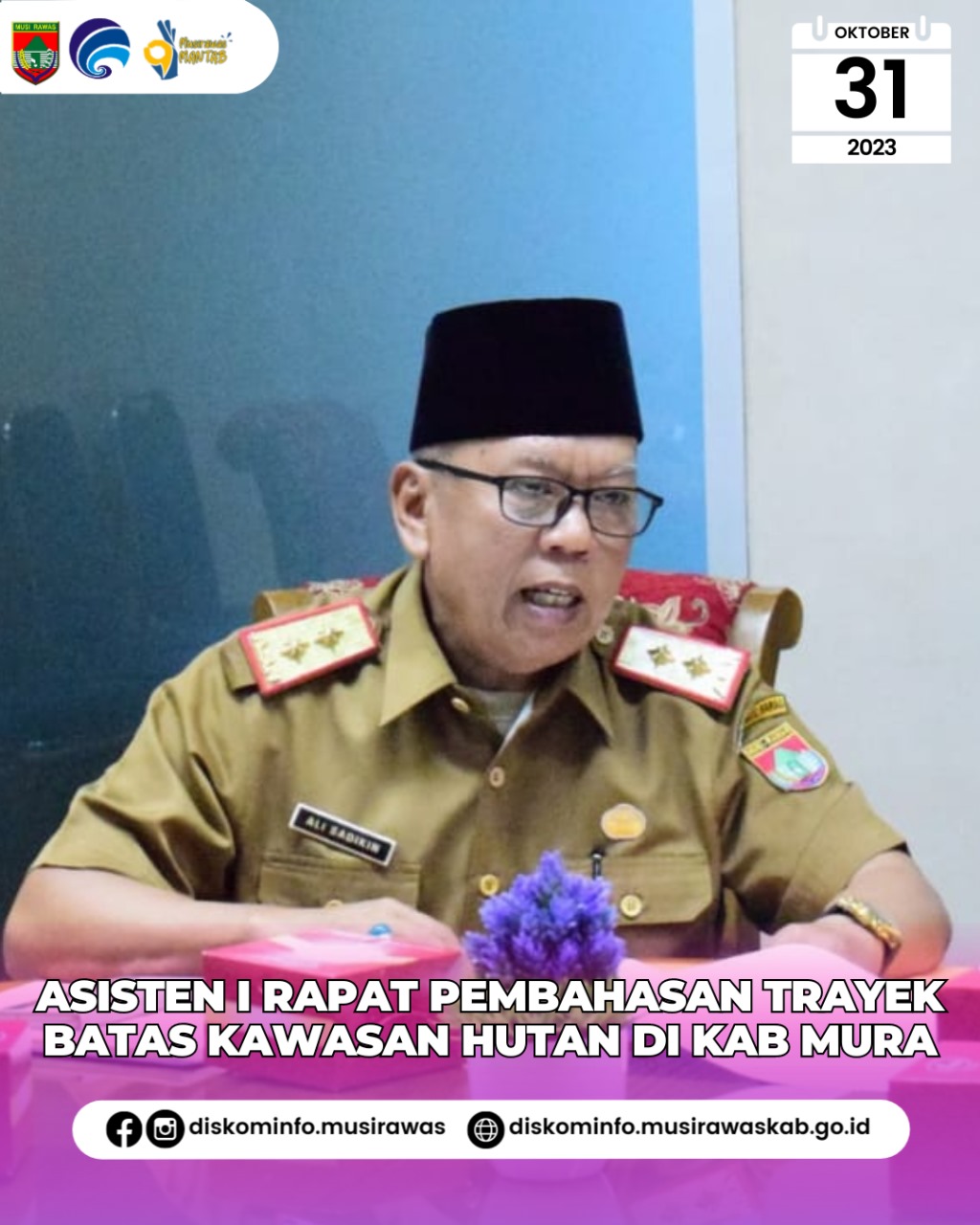 Rapat Pembahasan Trayek Batas Kawasan Hutan di Wilayah Kabupaten Musi Rawas