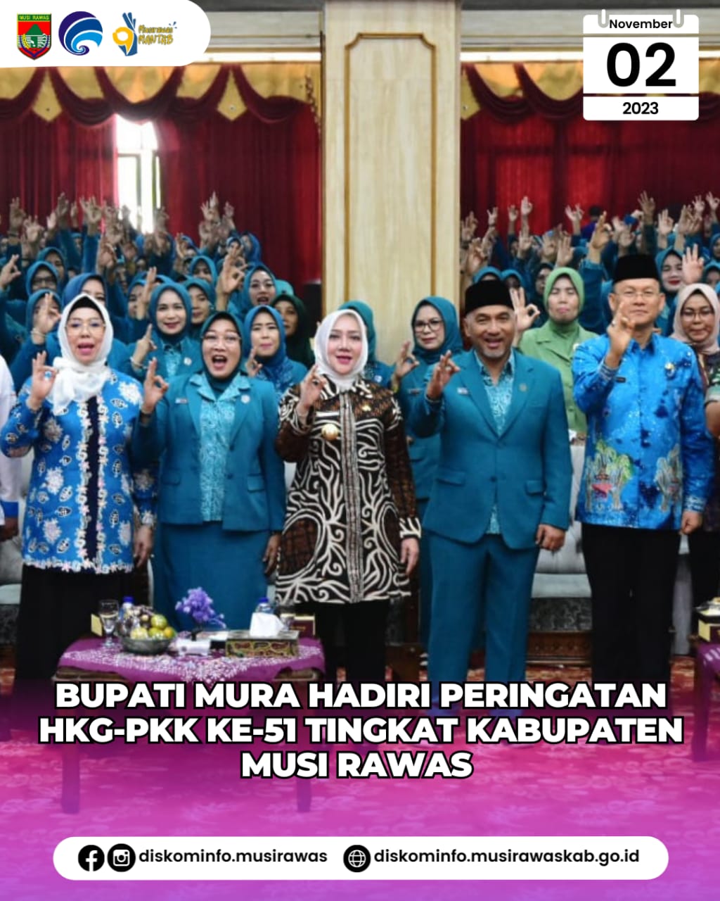 Peringatan Hari Kesatuan Gerak Pemberdayaan Kesejahteraan Keluarga Ke 51