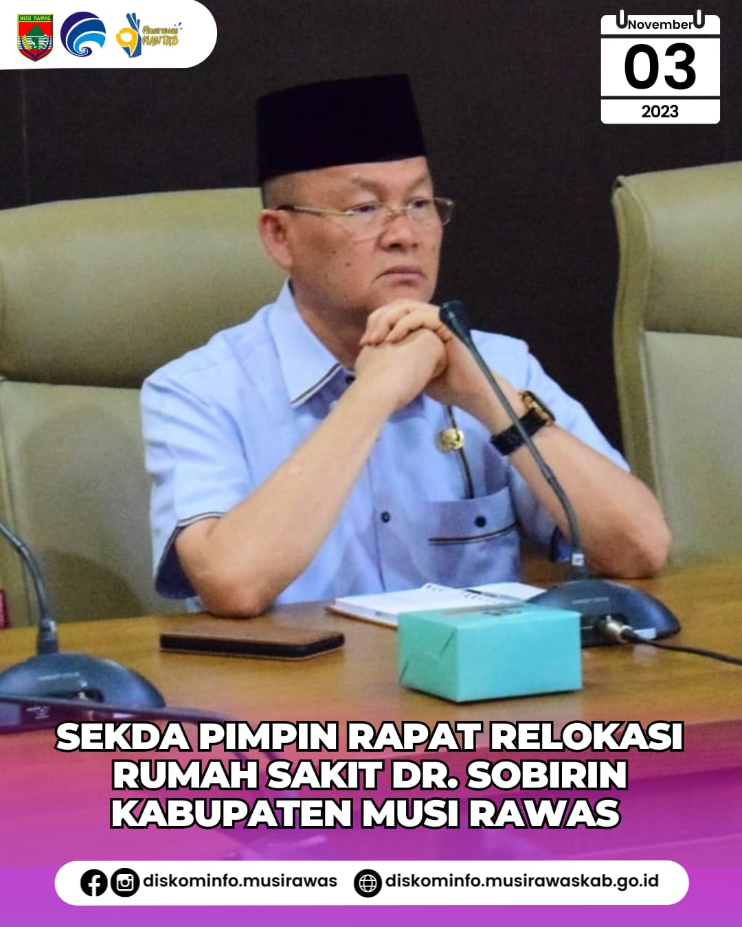 Rapat Relokasi Rumah Sakit Dr. Sobirin Kabupaten Musi Rawas