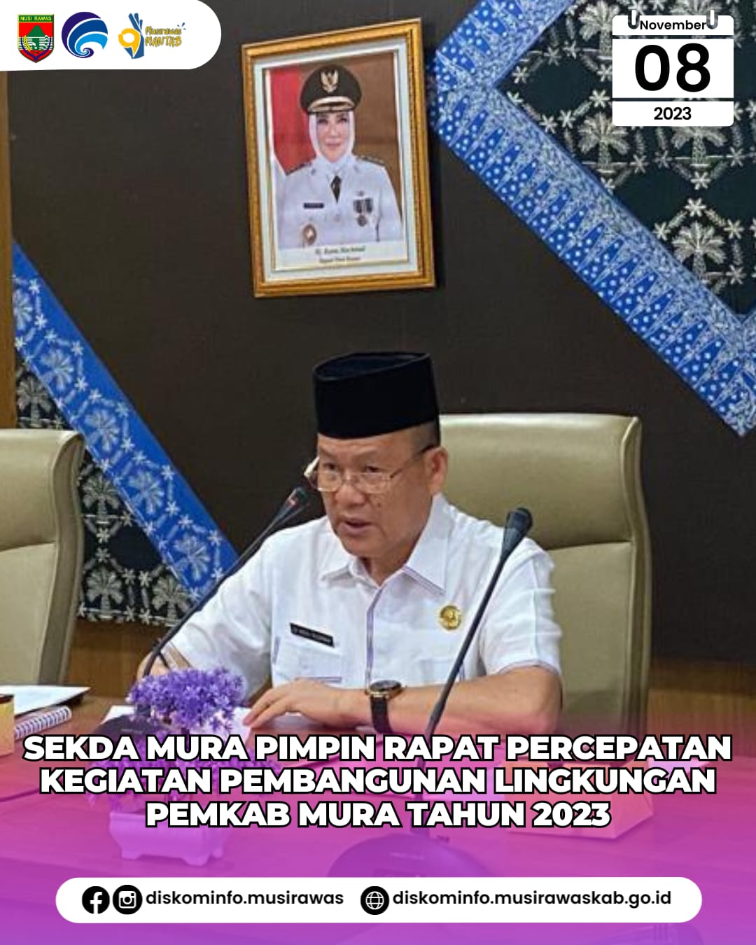 Rapat Percepatan Kegiatan Pembangunan di Lingkungan Pemerintah Kabupaten Musi Rawas Tahun 2023