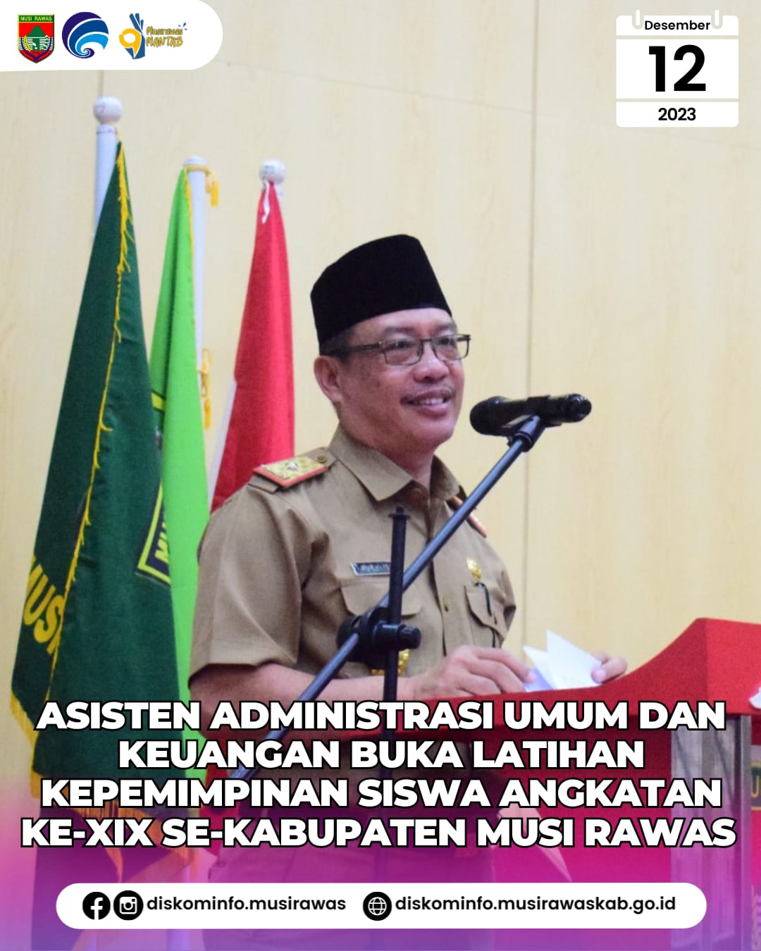 Asisten III Buka Latihan LKS Angkatan ke XIX