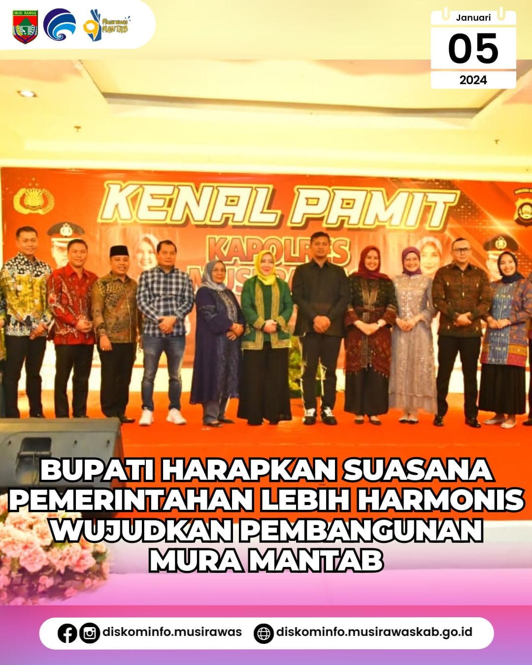 Bupati Harapkan Suasana Pemerintahan Lebih Harmonis Wujudkan Pembangunan Mura MANTAB