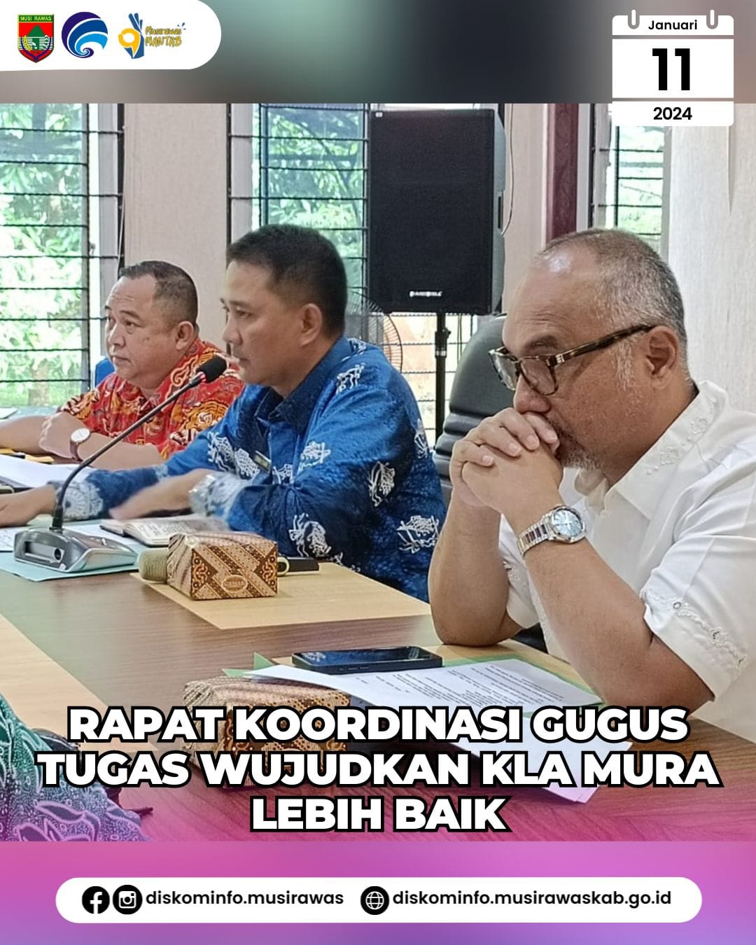 Rapat Koordinasi Gugus Tugas Wujudkan KLA Mura Lebih Baik