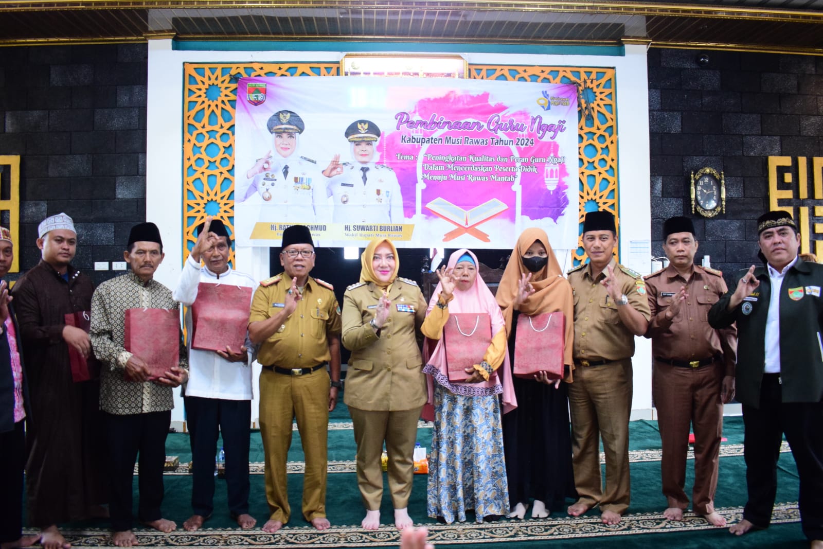 Upaya Ciptakan Generasi Muda Berperilaku Islam, Bupati Buka Pembinaan Guru Ngaji