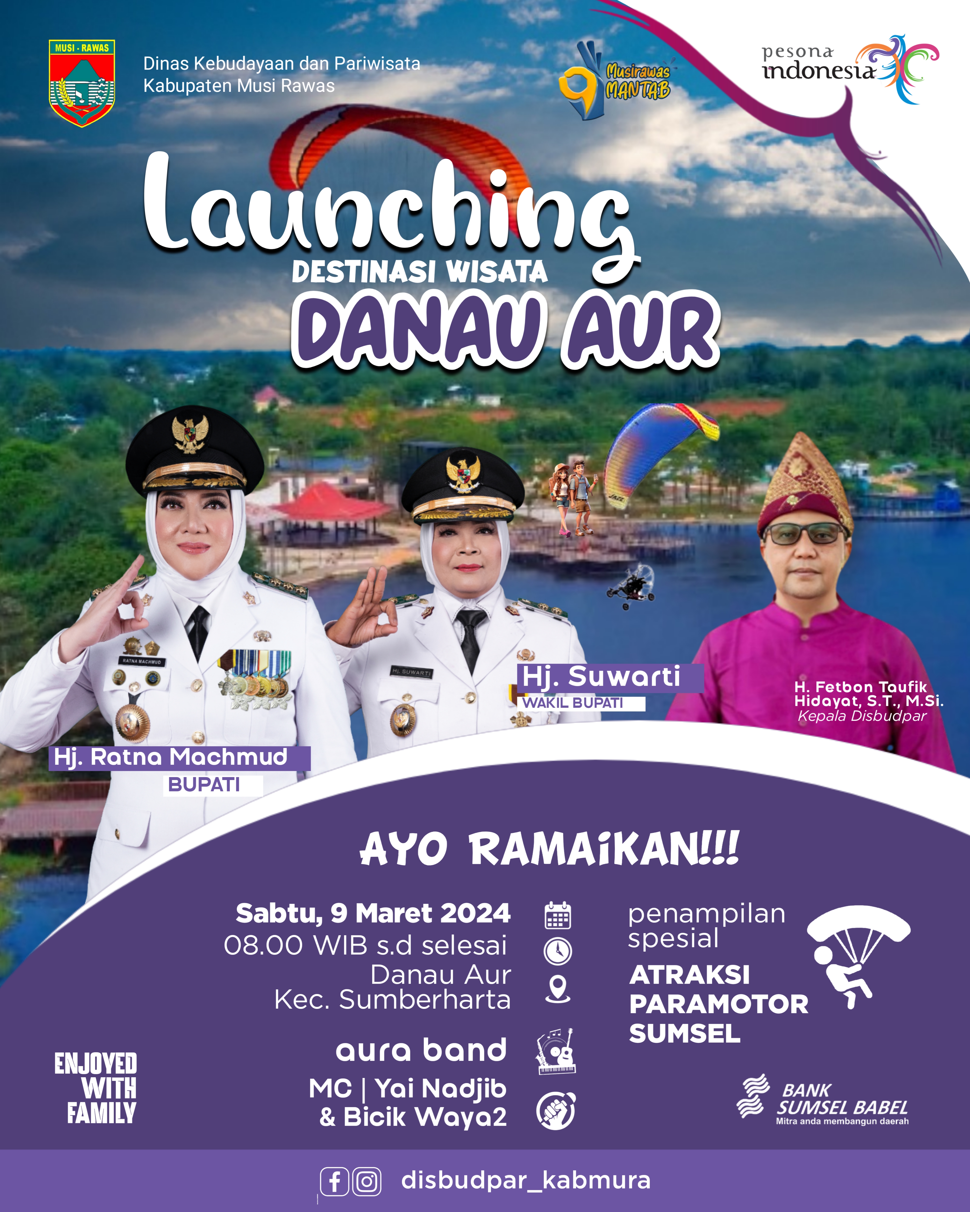 Ayo Ramaikan Launching Danau Aur