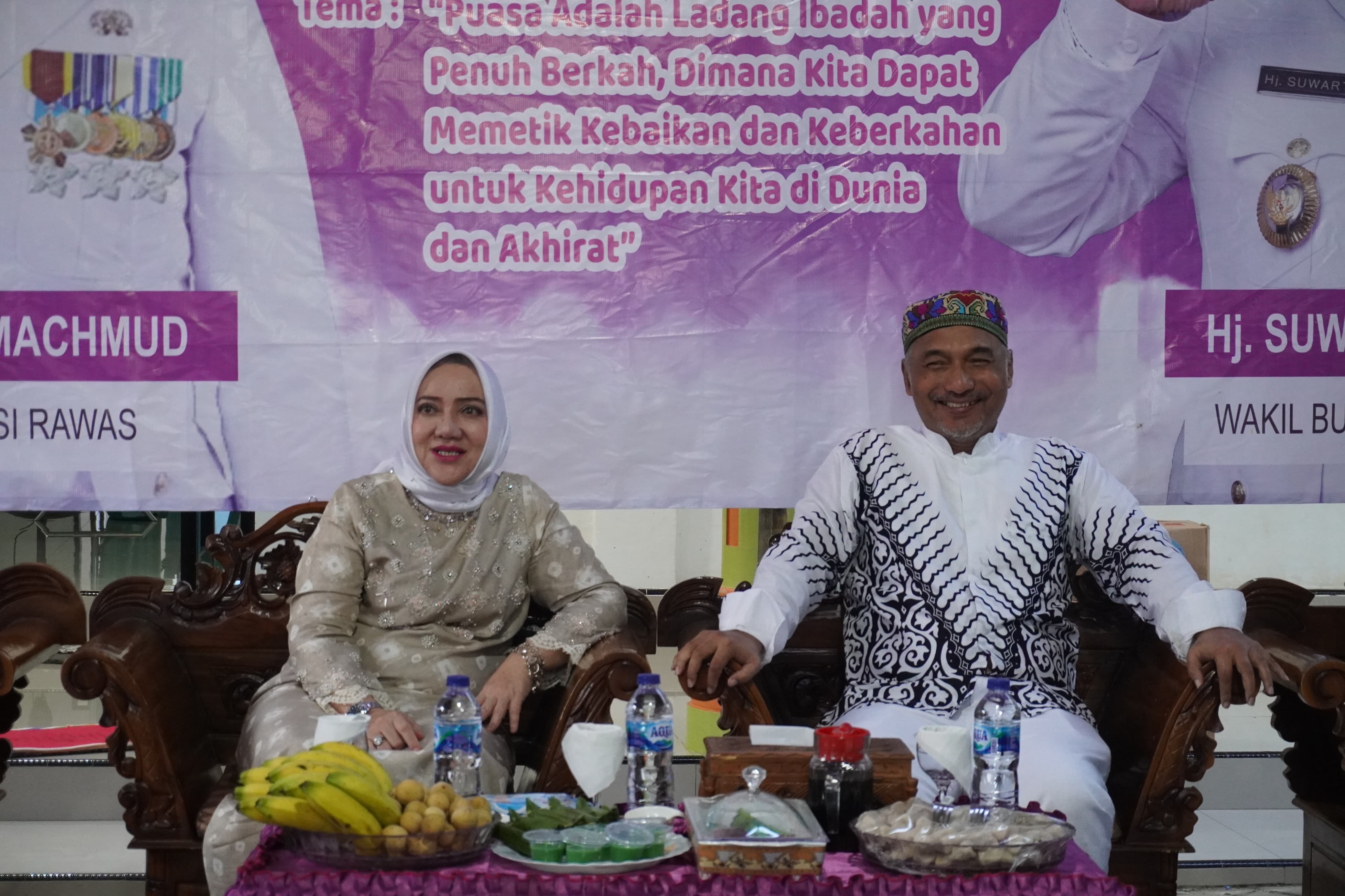 Safari Ramadhan Pemkab Mura 1445H/2024M, Bupati bersama Ketua TP PKK Musi Rawas hadir di Masjid Nurul Huda Kampung Enam Semeteh, Muara Lakitan