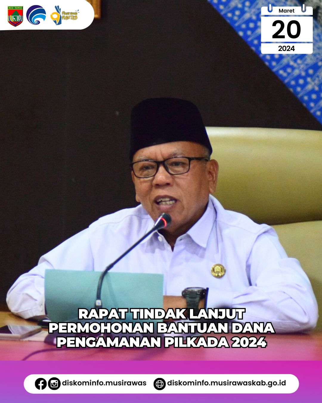 Rapat Tindaklanjut Permohonan Bantuan Dana Pengamanan Pilkada
