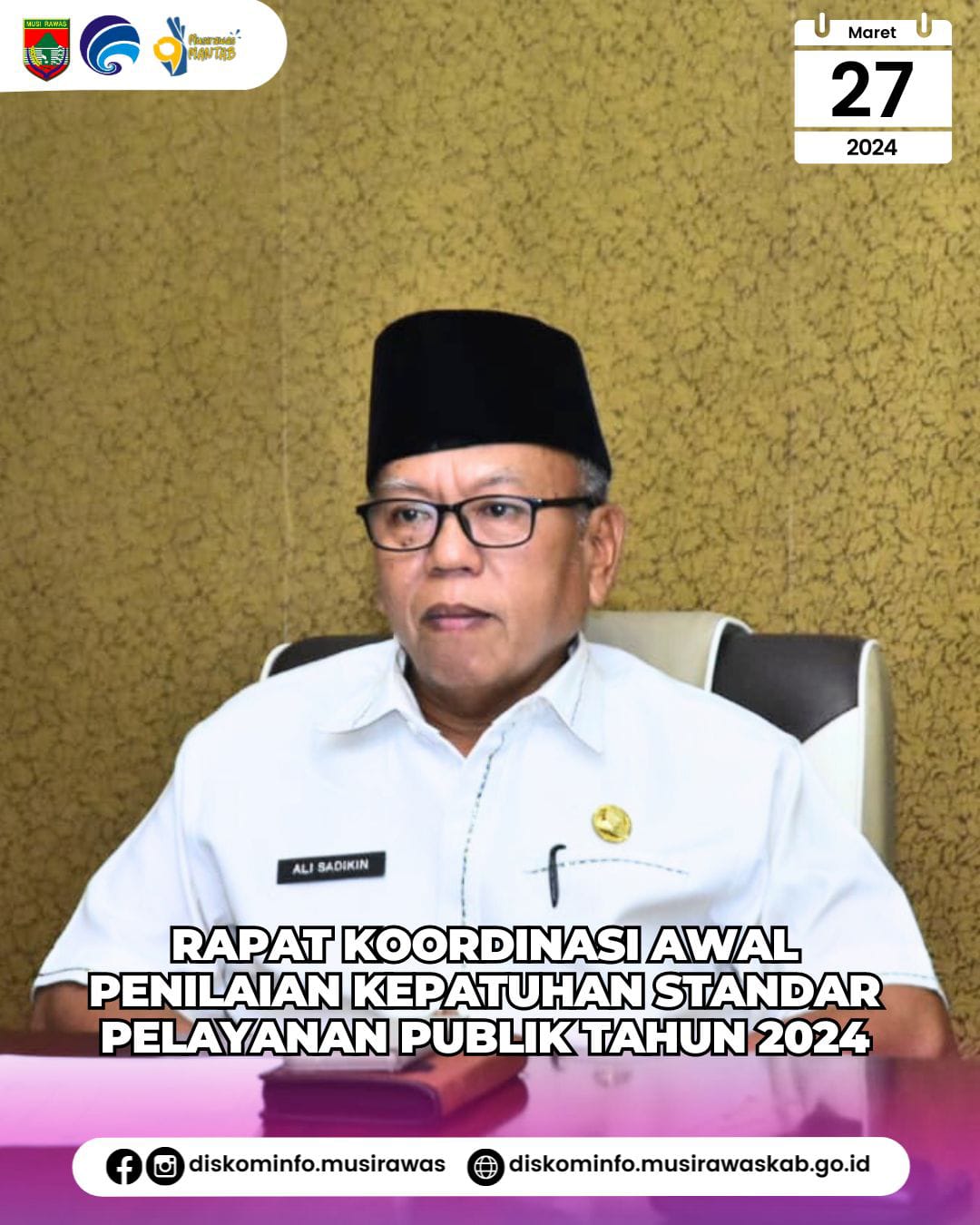 Rapat Koordinasi Awal Penilaian Kepatuhan Standar Pelayanan Publik