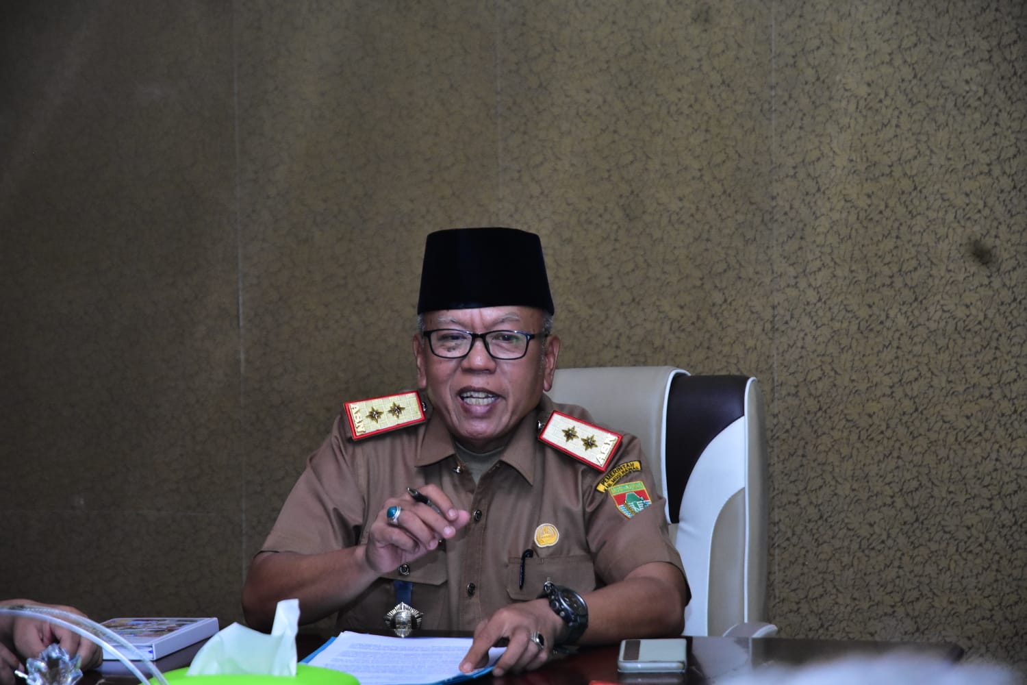 Sekda pimpin Rapat Serah Terima Hibah Tanah Jalan dari PT. Evan Lestari Kepada Pemkab Musi Rawas