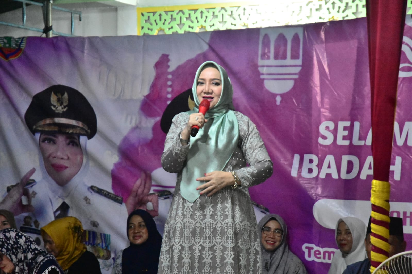 Safari Ramadhan Pemkab Musi Rawas 1445H/2024M, Bupati hadir di Masjid Nurul Iman Desa Ketuan Jaya, Muara Beliti.