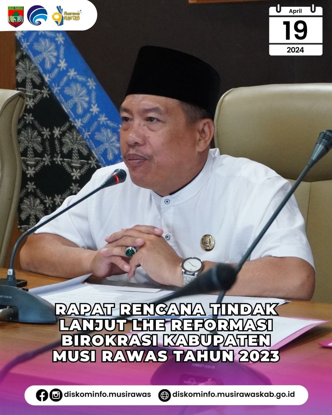 Rapat Rencana Tindak Lanjut LHE Reformasi Birokrasi Kabupaten Musi Rawas Tahun 2023