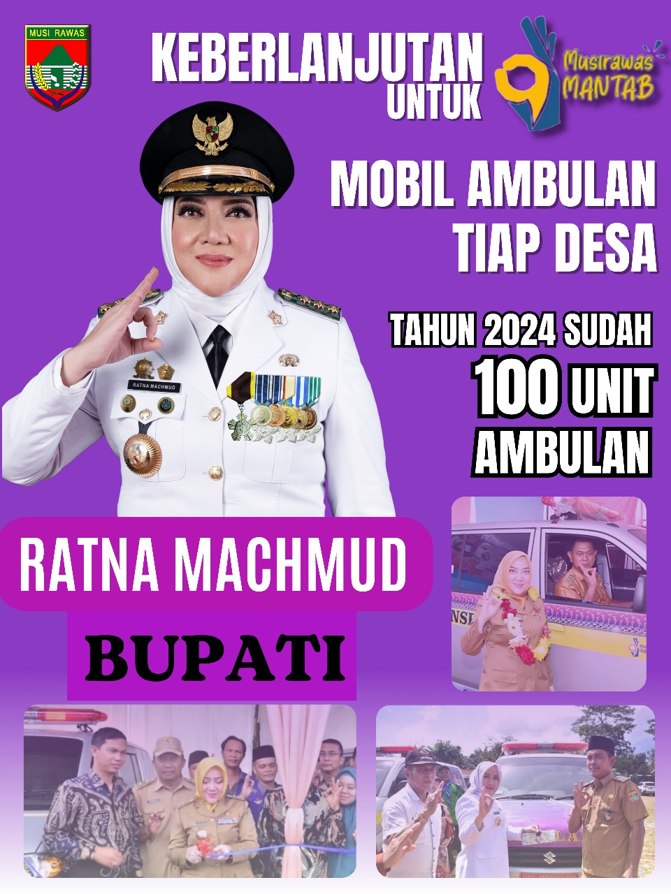 100 Ambulans untuk keberlanjutan Program Ambulans Untuk Tiap Desa