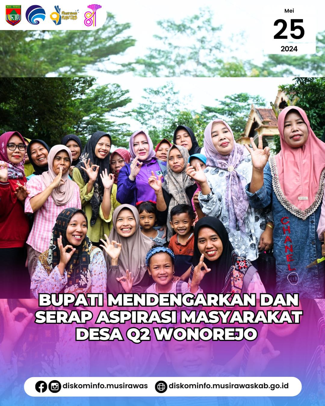 Bupati serap aspirasi masyarakat desa Q2 Wonorejo