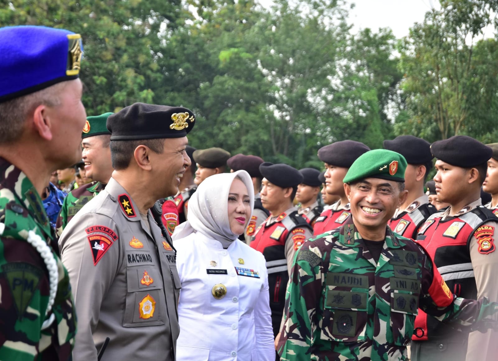 Bupati Musi Rawas Hadiri Apel Gelar Pasukan Pengamanan VVIP kunjungan kerja Presiden RI beserta rombongan
