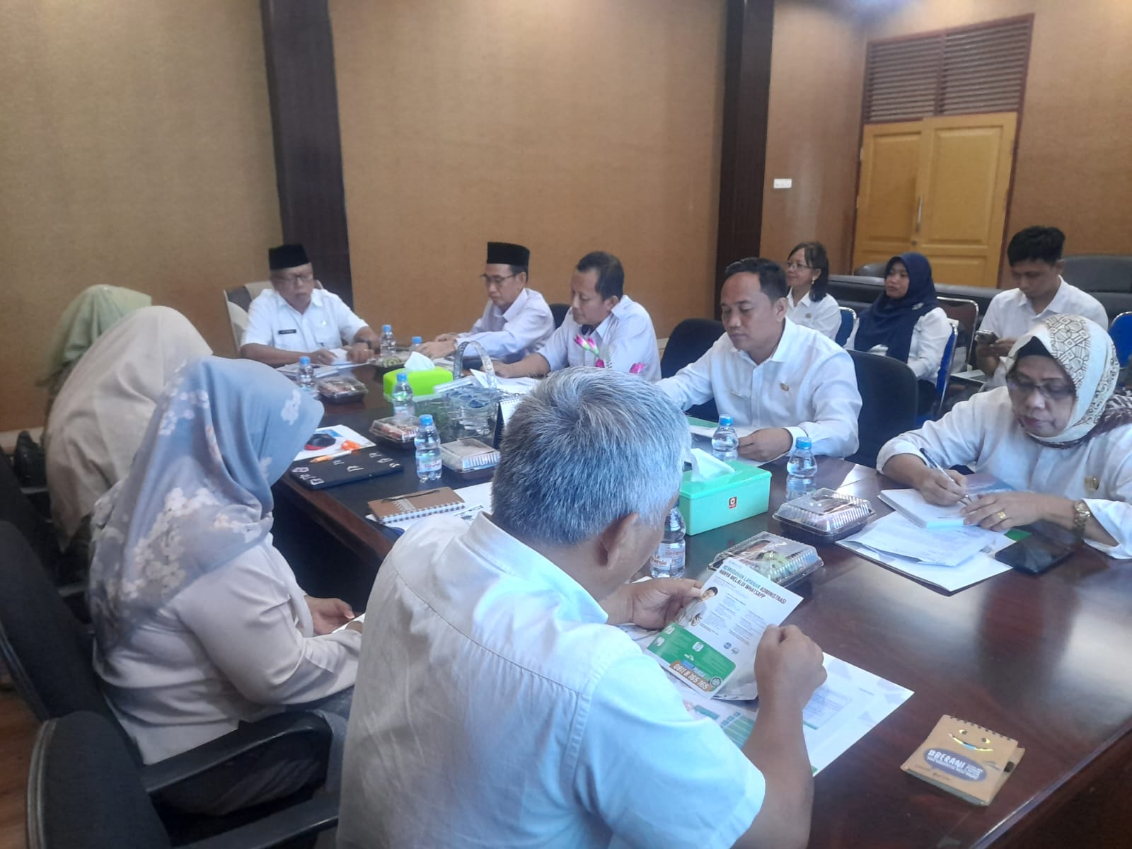 Sekda pimpin Rapat Forum Komunikasi dengan Para Pemangku Kepentingan Utama Semester Pertama Kab. Mura Tahun 2024