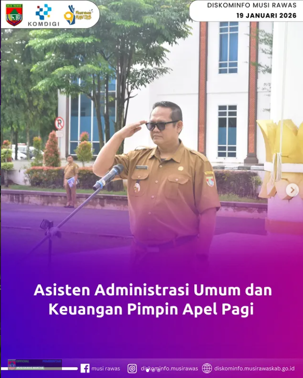 Asisten Administrasi Umum dan Keuangan Pimpin Apel Pagi