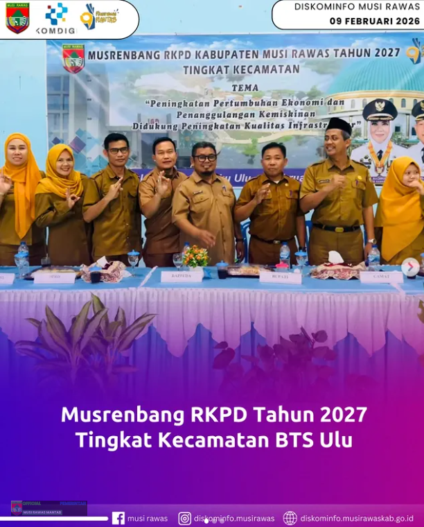 Musrenbang RKPD Tahun 2026 Tingkat Kecamatan BTS Ulu 