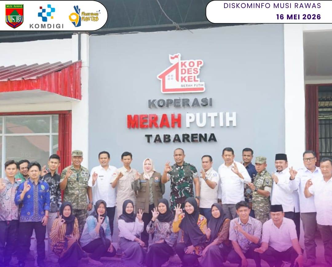 Bupati Musi Rawas Ikuti Peresmian Operasionalisasi 1.061 Koperasi Desa Merah Putih Secara Virtual