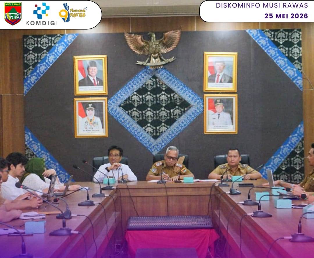 Sekda Musi Rawas Hadiri Exit Meeting Evaluasi Program Makan Bergizi Gratis Triwulan II 2026