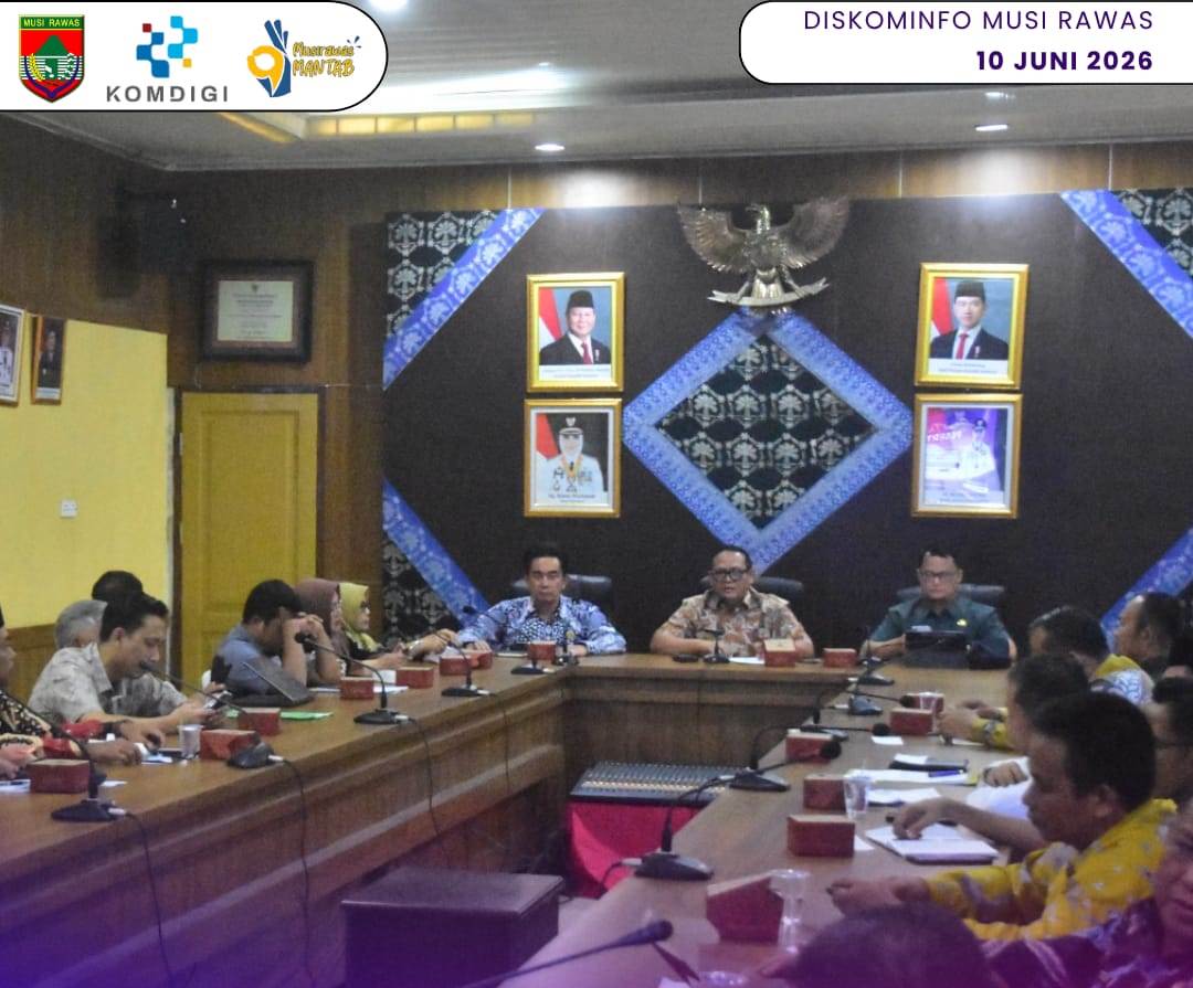 Pemkab Mura Gelar Rapat Persiapan Pelaksanaan Penilaian Pemantauan dan Evaluasi Kinerja Penyelenggaraan Pelayanan Publik Tahun 2026