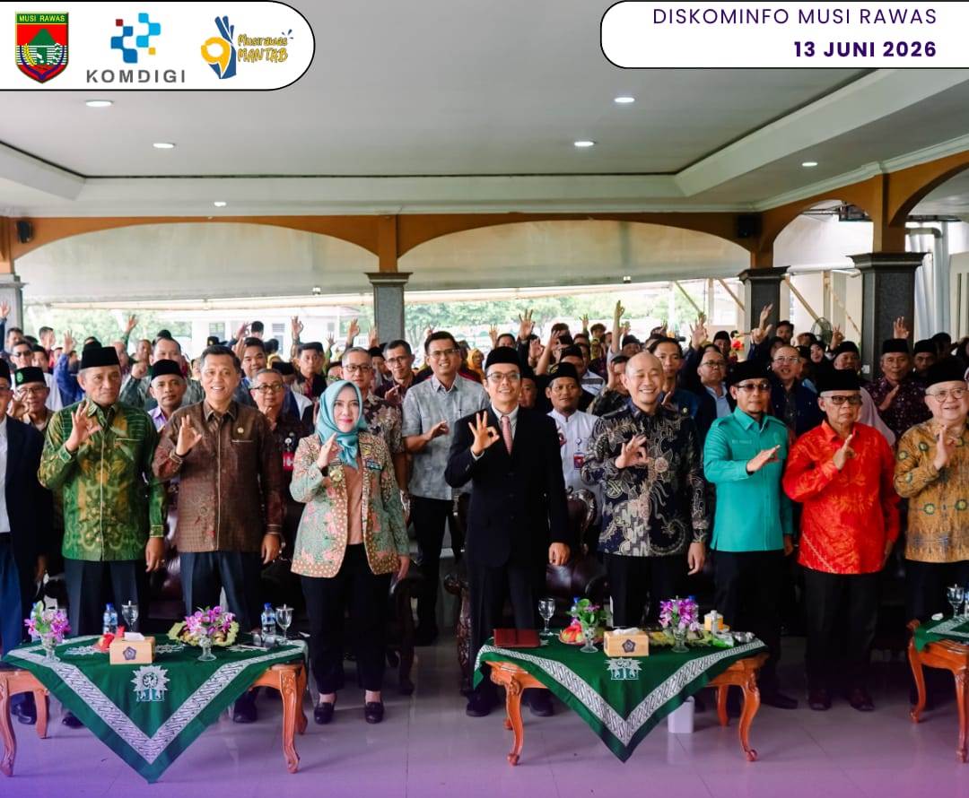 Bupati Musi Rawas Hadiri Pelantkan Rektor ITMS Periode 2026-2030