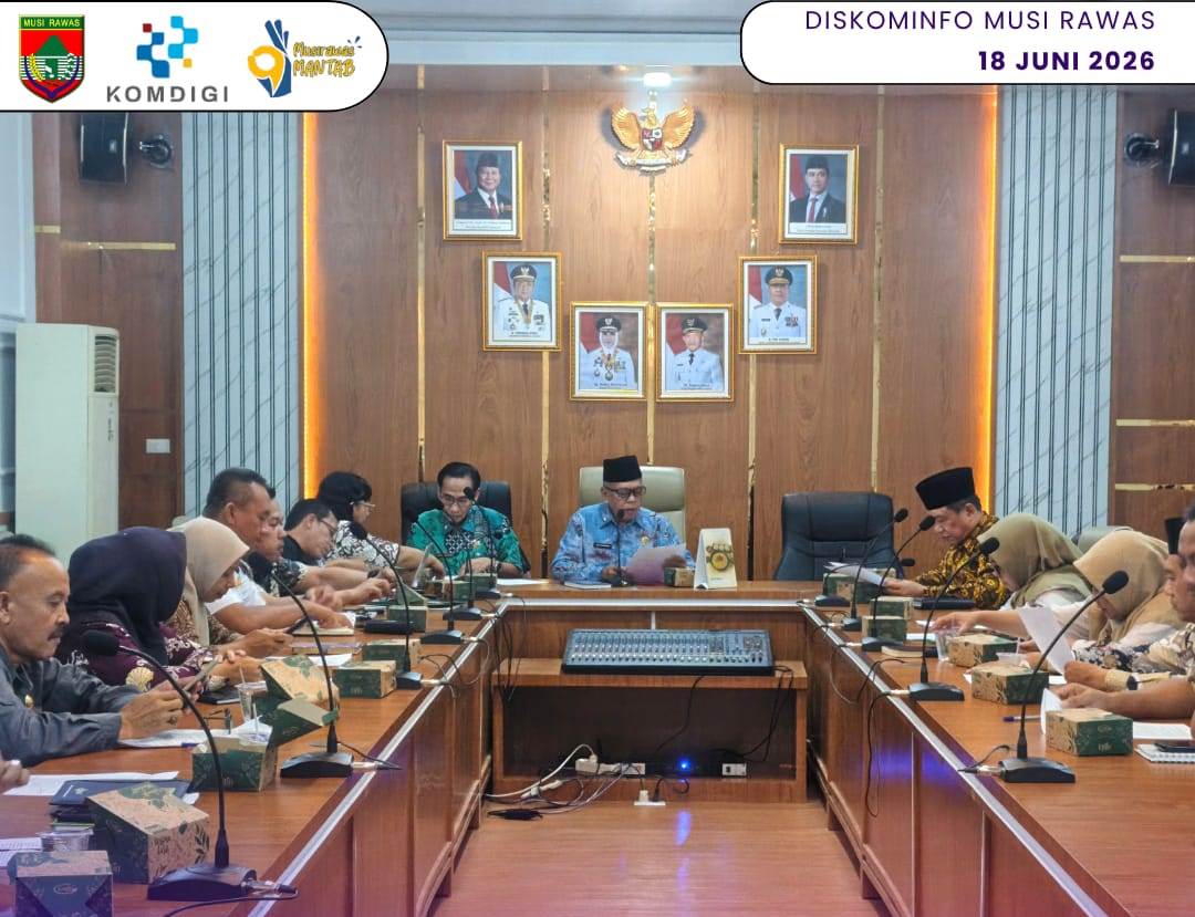 Sekda Mura Pimpin Rapat Raperbup Perubahan SBU TA 2026 &amp; SBU TA 2027