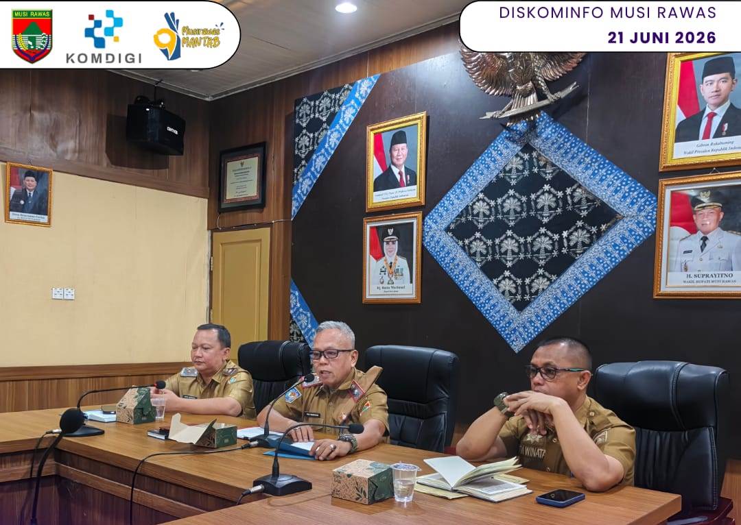 Sekda Pimpin Rapat terkait Batas Wilayah antara Desa Mambang dengan Bingin Jungut Kecamatan Muara Kelingi