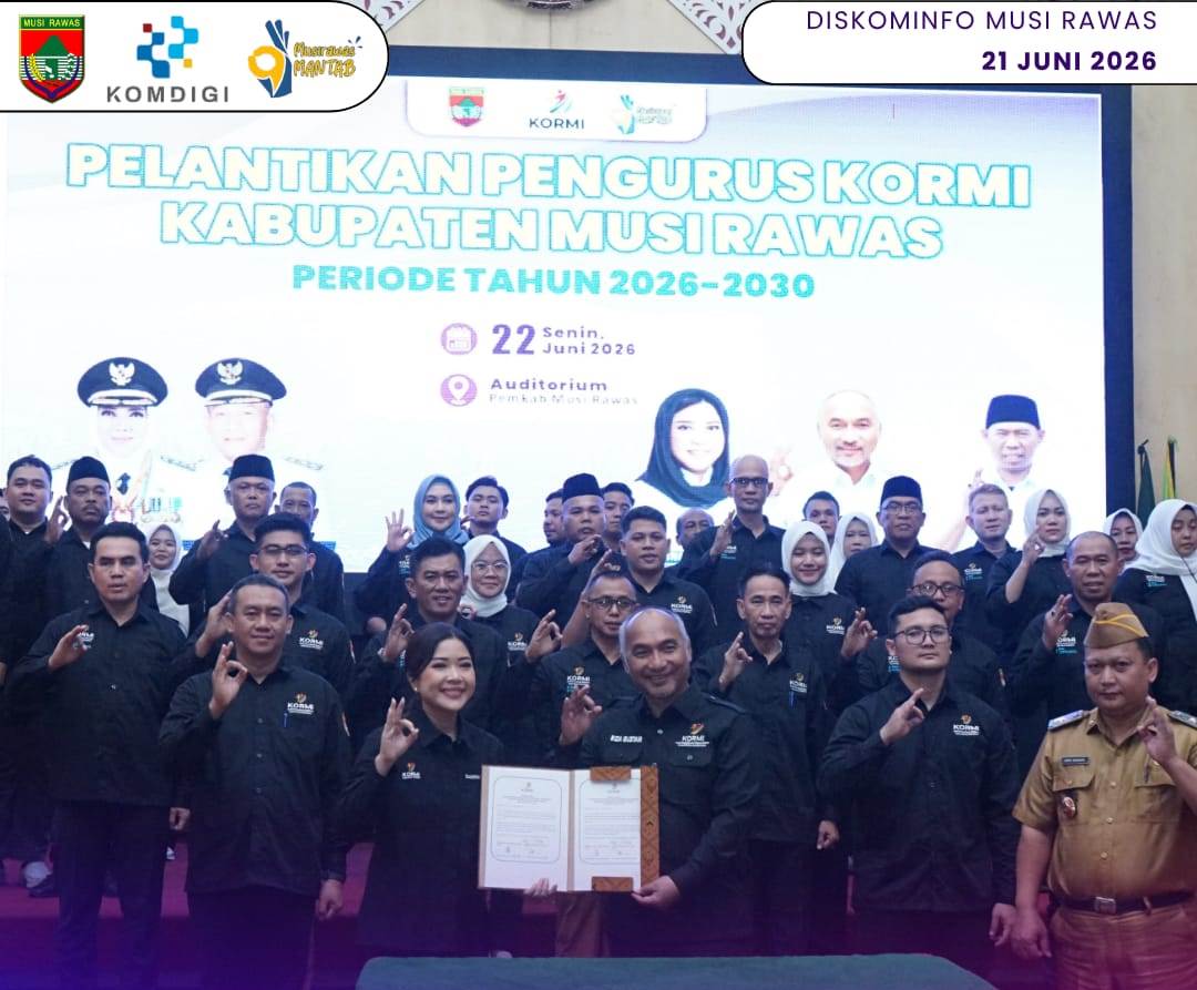 Pengurus KORMI Musi Rawas Periode 2026 - 2030 Resmi Dilantik, Siap Majukan Olahraga Masyarakat