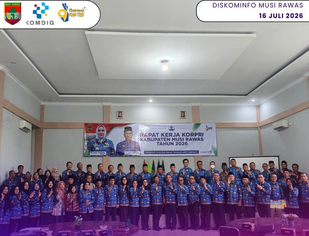 Sekda Mura Pimpin Rapat Kerja KORPRI dan Penyampaian Laporan Pertanggungjawaban KORPRI Kab. Mura