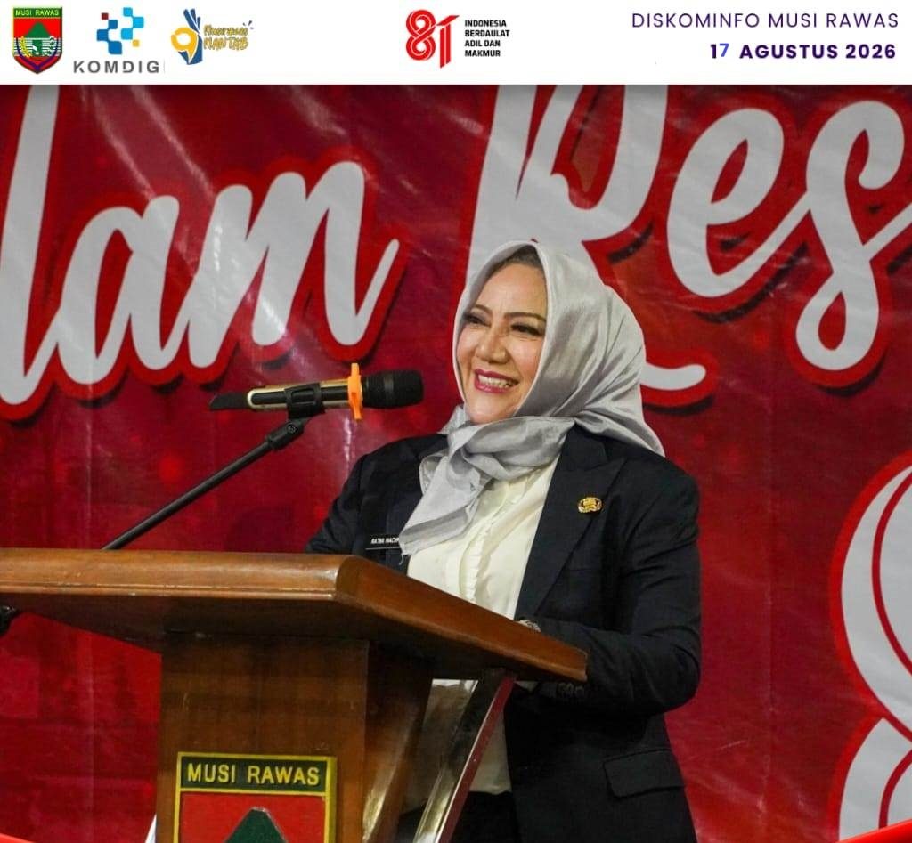 Bupati Musi Rawas Memberikan Apresiasi Kepada Seluruh Jajaran Paskibraka Kabupaten Musi Rawas Tahun 2026