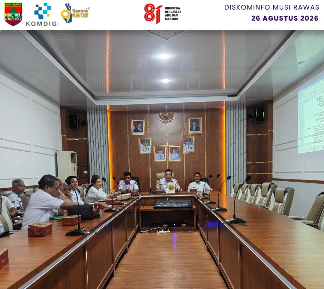 Asisten Perekonomian dan Pembangunan Pimpin Rapat Penambahan Proyek Strategis Pemkab Musi Rawas Tahun Anggaran 2026