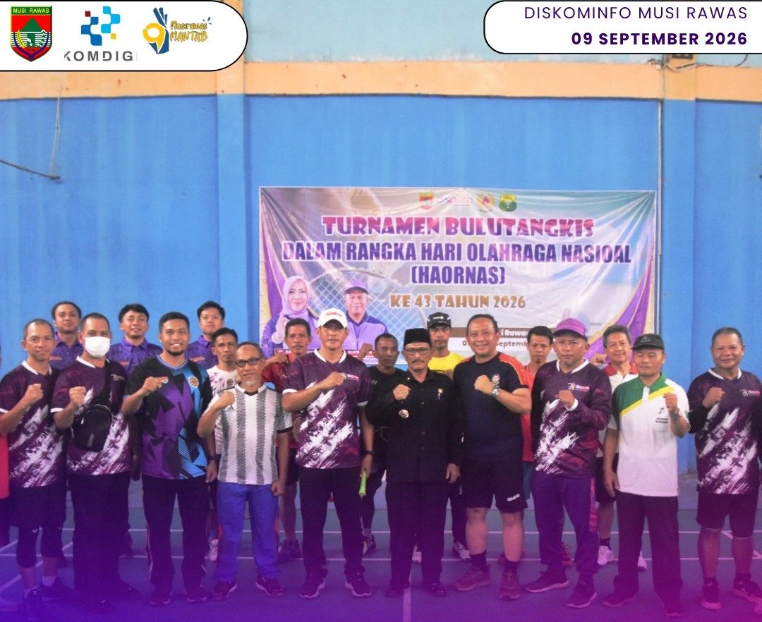 Pemkab Musi Rawas Gelar Pembukaan Turnamen Bulutangkis Dalam Rangka Memperingati HAORNAS ke-43 Tahun 2026
