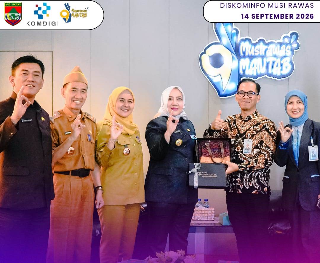 Bupati Musi Rawas Hj. Ratna Machmud terima Audiensi Pimpinan Cabang Bank Sumsel Syariah