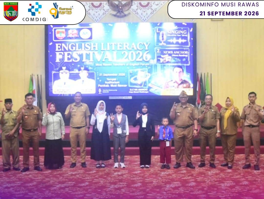 Pemkab Musi Rawas Resmi Buka English Literacy Festival 2026